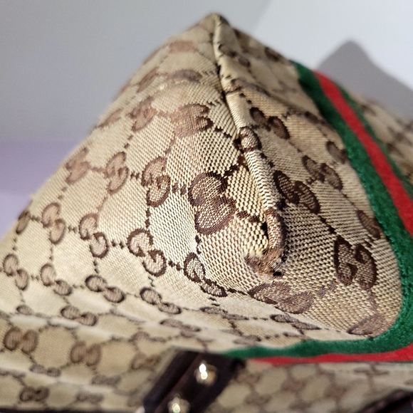 Gucci Jolicoeur Sherri Line GG Tote with bag and Shoe Charms - Picture 8 of 16